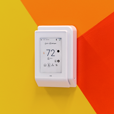 ECY-STAT Thermostat- RTU/Heat Pump/White